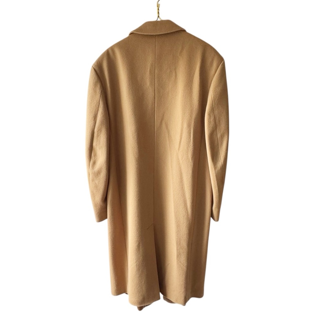 Loro Piana for Nordstrom Storm System Wool Overcoat Camel Tan 42R Made Italy - Picture 7 of 16